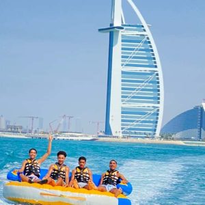 Thrilling Donut Ride Adventure by Speedboat, Dubai