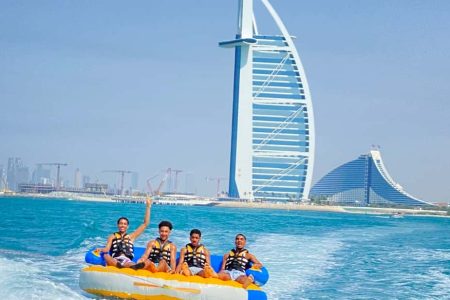 Thrilling Donut Ride Adventure by Speedboat, Dubai